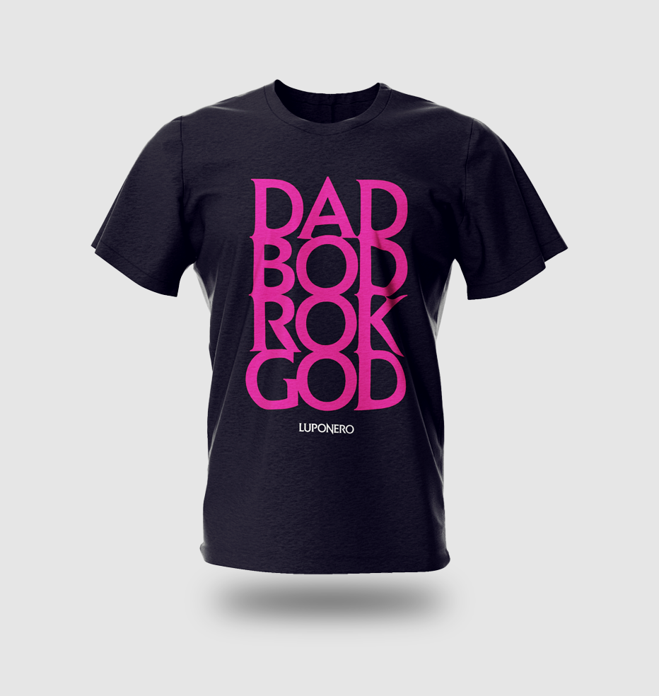 Luponero: DAD BOD ROK GOD | T-Shirt