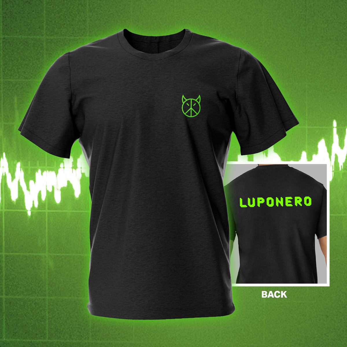 Luponero: Neon Symbol | T-Shirt